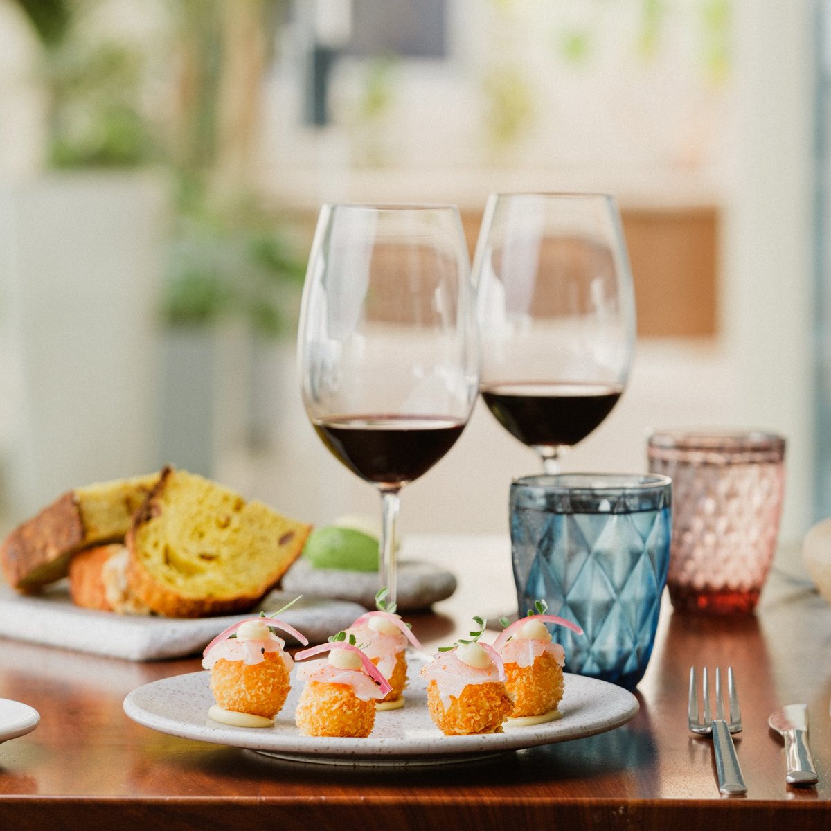 Plato del menú degustación